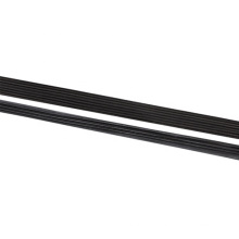 Railing black cover rubber U-groove device sealing strip